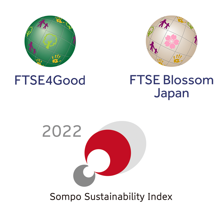 FTSE4Good、FTSE Blossom Japan、Sompo Sustainabilty Index