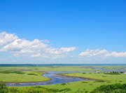 A panoramic view of Kiritappu Wetland
