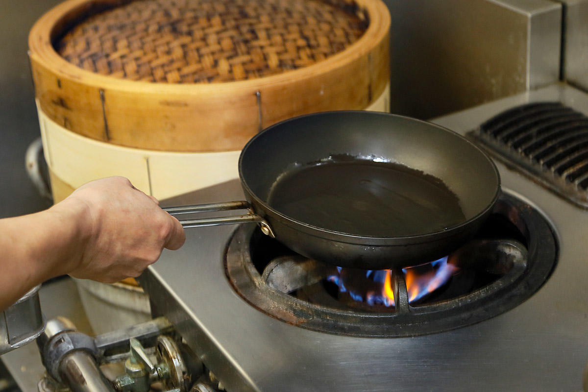 餃子の焼き方