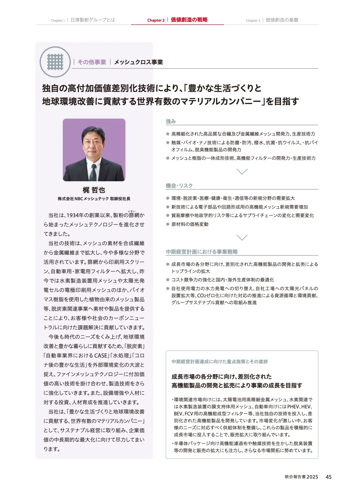 ポートフォリオ：メッシュクロス事業