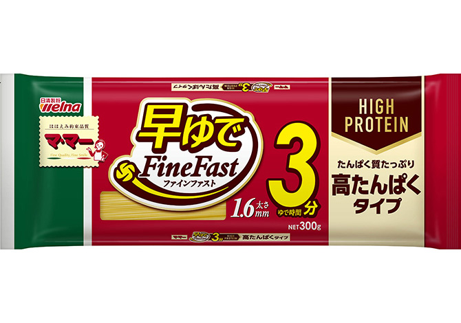 【(株)日清製粉ウェルナ】マ･マー 早ゆでスパゲティ FineFast 高たんぱくタイプ 1.6mm