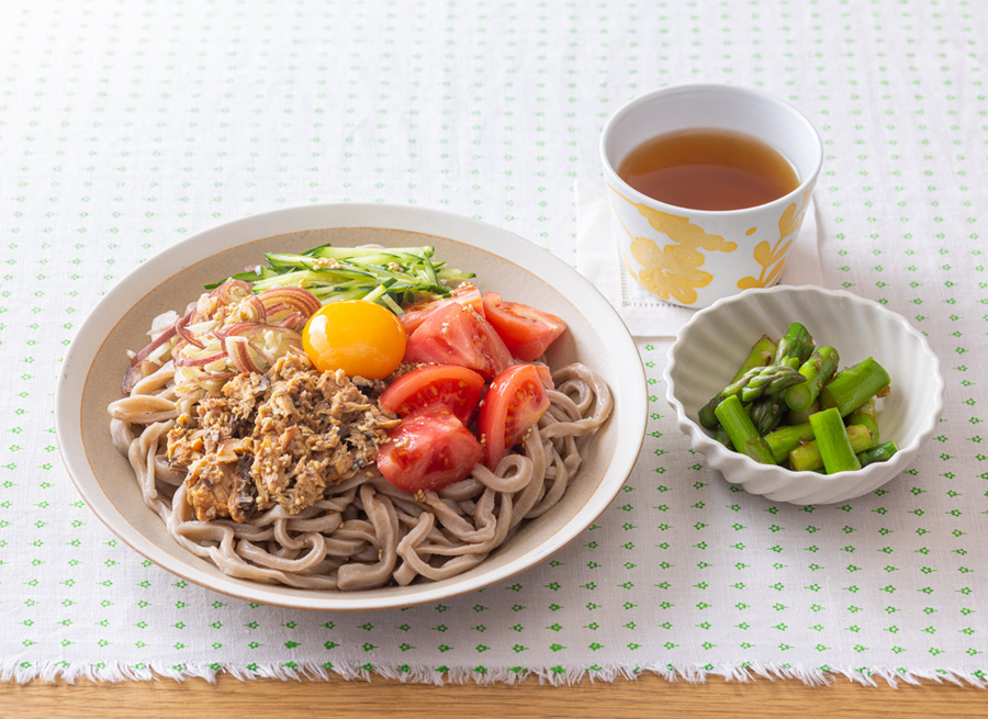 さばみそのぶっかけうどん