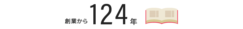 創業から124年
